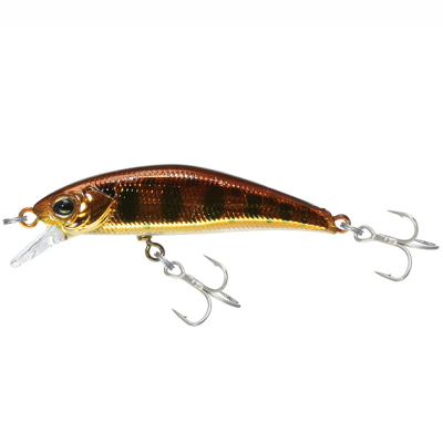 Воблер Jackall Tricoroll Ryushin 43HW цв. hl copper yamame
