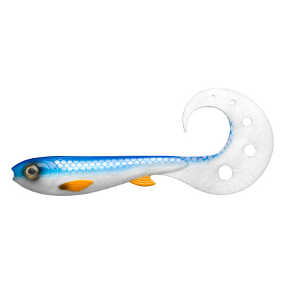Силиконовая приманка XXL Eastfield Wingman Curly 23см 77гр цв. Blue Pearl