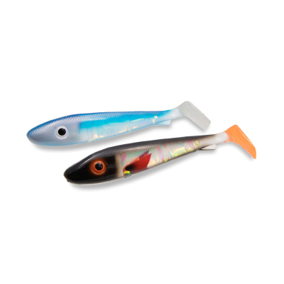 Силиконовая приманка Svartzonker McRubber Jr 17cm 47гр 2шт Blue Silver & Sober HotTail 108722