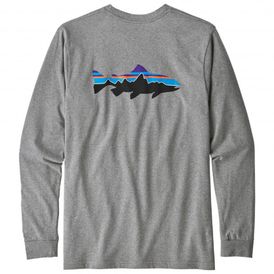 Футболка Patagonia M's L/S Fitz Roy Trout Responsibili-Tee GLH, XL