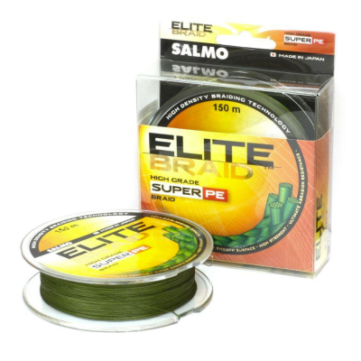 Леска плет. Salmo Elite Braid Green 150m 0.13mm