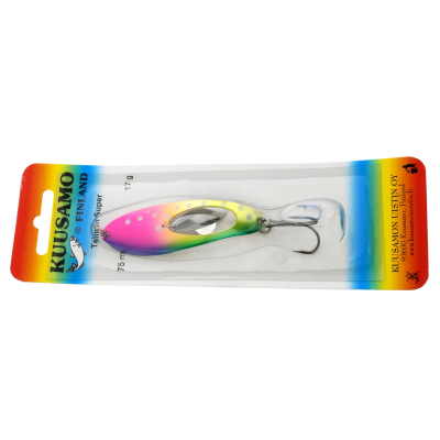 Блесна Kuusamo Taimen Super 75/17 Pink/Li/Fye/Gr-S