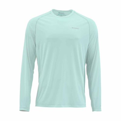 Термофутболка Simms SolarFlex LS Crewneck - Solid, Wintergreen, XL
