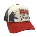 Бейсболка PAL Trout Cap PTC-1701 Red Beak / Gray Mesh