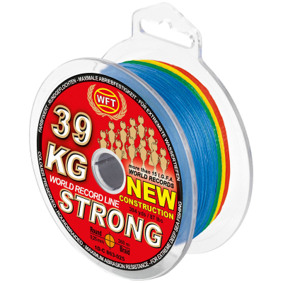 Леска плетеная WFT KG Strong Exact Electra 700 Multicolor 360/025