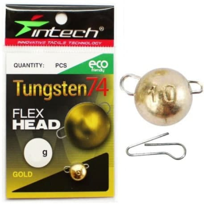 Разборной груз Intech Tungsten 74 Gold (0,7 g (4 шт.))