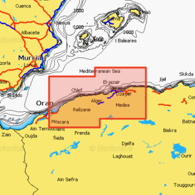 Карта Navionics Arzew/Dellys 5G197S