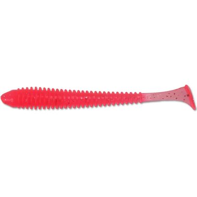 Силиконовая приманка Forsage Tasty worm 4.2" 10.5см #012 Pink flash (6 шт)