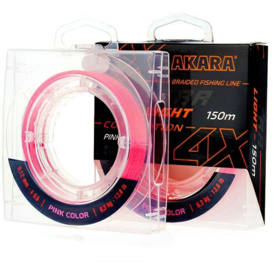 Шнур Akara Ultra Light Competition Pink 150 м 0,06