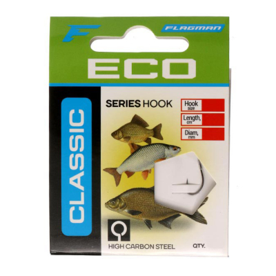 Готовый поводок Flagman Classic Hooks To Nylon 3 №10 10шт