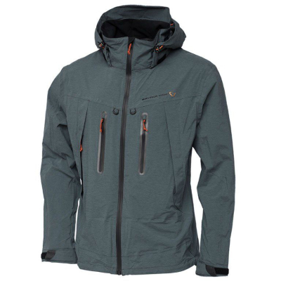 Куртка Savage Gear Salt Pack-Lite Dark Grey Melange темно-серая, мембрана, р.XL, арт.57675