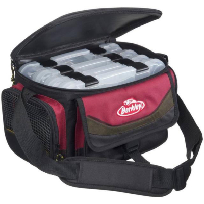 Сумка с коробками Berkley System Bag Red-Black + 4 Boxes