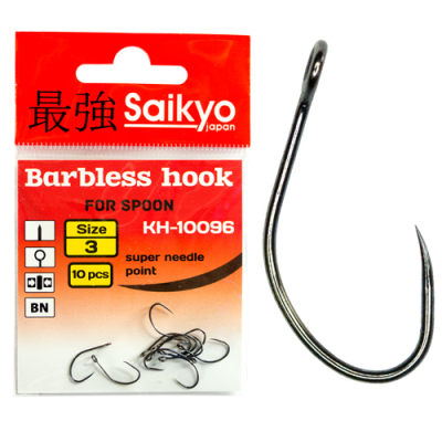 Крючки Saikyo KH-10096 Barbless BN №5 (10 шт)