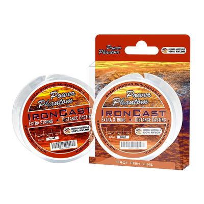 Леска Power Phantom IronCast Clear 150m 0,28mm, 9,2kg