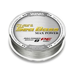 Шнур плетеный Varivas Avani Sea Bass Max Power Braid X8 150m - 0.185mm (gray)