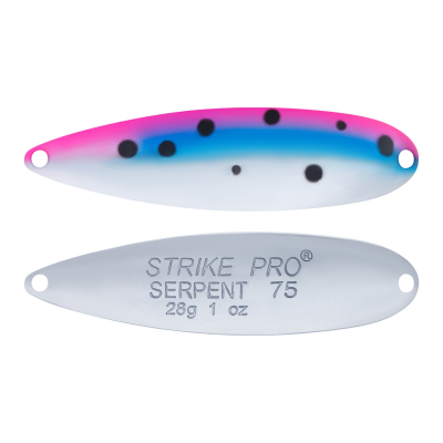 Блесна колеблющаяся Strike Pro Serpent Treble 75H тройник, 28.0 гр, 7.5 см ST-010B2 #A93E-CP