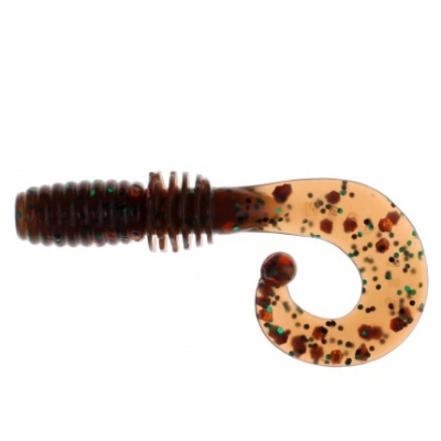 Силиконовая приманка Megabass Rocky Fry 2.0" Curly-Tail цв. Iwagani 00K4