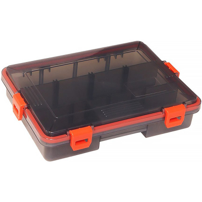 Коробка для приманок Kosadaka TB-S33S-SMK, 23*18*5см, герметичная, дымчатая