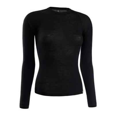 Термобелье футболка Bask Merino Wool LJ цв. Черный размер S