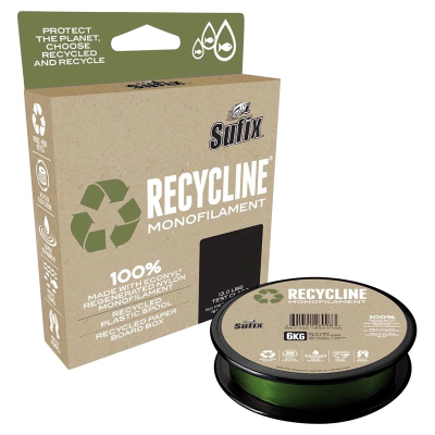 Леска Sufix Recycline зеленая 150м 0,18 мм 2,5 кг