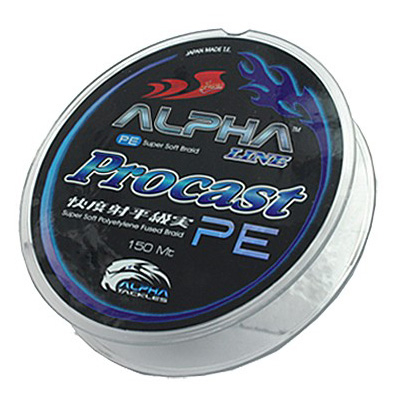Шнур плетеный Alpha Line Procast PE Extrasoft Braided Line 150m 0,20mm