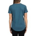 Футболка Simms Women's Floral Trout T-Shirt, Steel Blue Heather, XS