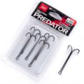 Крючки-двойники Lucky John Predator сер. LJH122 разм.002/0 4 шт.