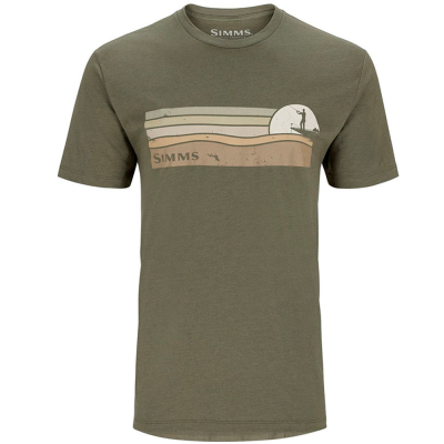 Футболка Simms Sunset T-Shirt, Military Heather, XL