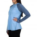 Термофутболка Simms Women's Bugstopper SolarFlex Hoody, Cornflower Heather, M