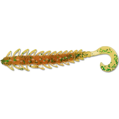 Силиконовая приманка Forsage Minnow twister 2.4" 6 см #011 Motor oil green (12 шт)