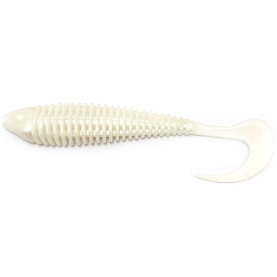 Силиконовая приманка Boroda Baits Shemaya TT 210 mm цв. "БЕЛАЯ СМЕРТЬ" ПЕРЛАМУТР ("White Death" pearl)