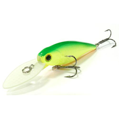 Воблер Lucky Craft Bevy Shad MK-II 60DD-133 Green Lime Chart*