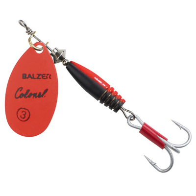Блесна вращающаяся Balzer Colonel Fluo 3 гр. цв. Red (13061 003)