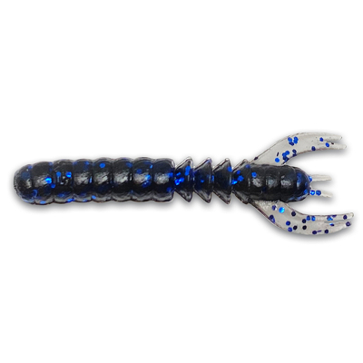 Силиконовая приманка 11Lures ScareCraw 1.7 цвет Electric Black