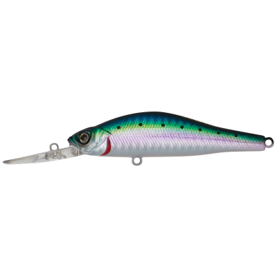 Воблер Strike Pro Archback Deep 80SP цвет 692-713-RP Pacific Sardine