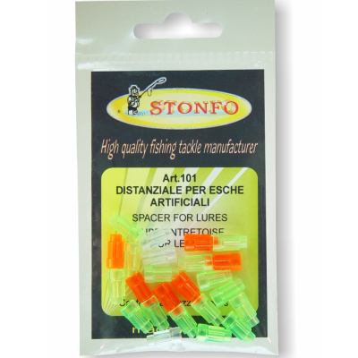 Трубочки защитные цветные пластиковые для приманок №3 24шт (Art.101-3)