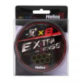 Шнур плетеный Helios Extrasense X8 PE Multicolor 150m 1.2/19LB 0.20mm