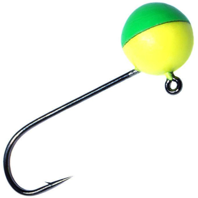 Форелевая вольфрамовая джиг-головка Kosadaka Trout Police Tungsten Jig цв. GR, 1.85г, 2шт