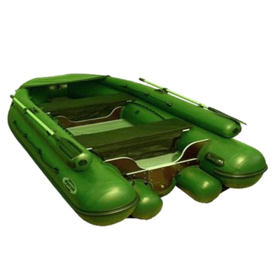 Надувная лодка ПВХ Фрегат M-400 FM Lux зеленый