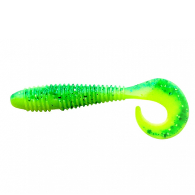 Твистер Mottomo Flasher 7,5см Dark Green Yellow 5шт.