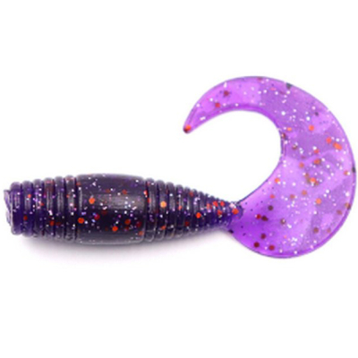 Силиконовая приманка Yaman Pro Spry Tail 1,5" цвет #08 - Violet (уп.10 шт)