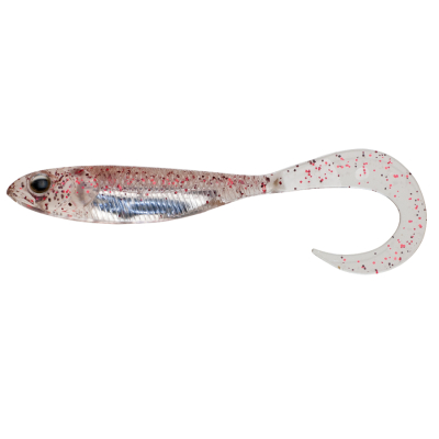 Мягкие приманки Fish Arrow Flash J Grub 4.5" SW #125 - CLEAR RED LAME/SILVER