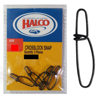 Застежка Halco Crosslock Snap #9, 75kg (5шт.)