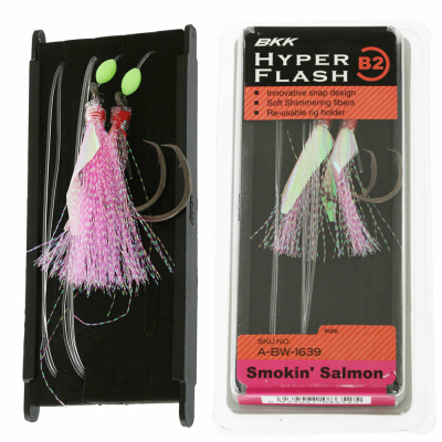 Крючки BKK Hyper Flash B2 Smokin' Salmon (SS Circle+Pink) #4/0