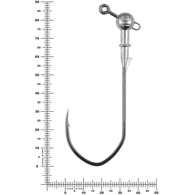 Призёр джиг-головка Stinger Eye Jig 10 гр, кр-к VD-074 №8/0, 3 шт/уп