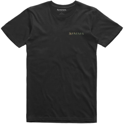 Футболка Simms Walleye Logo T-Shirt, Black, XL