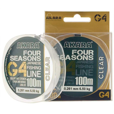 Леска Akara G4 Four Seasons 100 м 0,133
