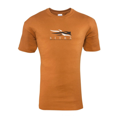 Футболка Sitka Alaska Word Map SS цв. Burnt Orange р. 3XL