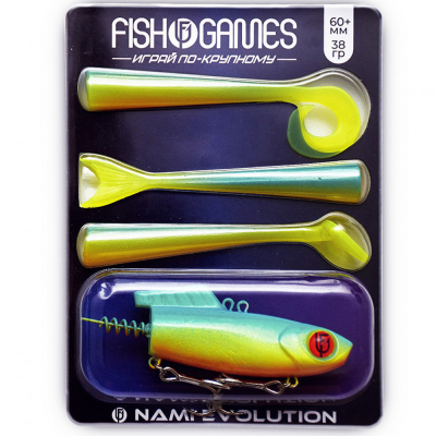 Приманка Fish Games Vib "Nami Evolution" 60мм цвет 001