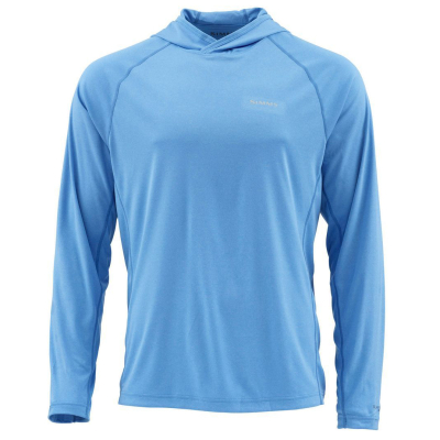 Термофутболка Simms SolarFlex Hoody, Pacific Heather, S